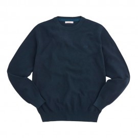 Sun 68 Maglioncino Tessuto Piquet Blu Uomo