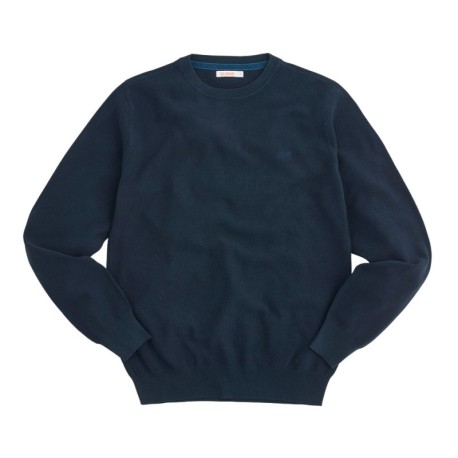 Sun 68 Maglioncino Tessuto Piquet Blu Uomo