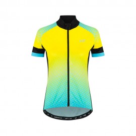 Hot Stuff Maglia MTB Race Azzurro Fluo Donna