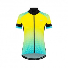 Hot Stuff Maglia MTB Race Azzurro Fluo Donna