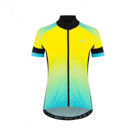 Hot Stuff Maglia MTB Race Azzurro Fluo Donna