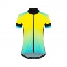 Hot Stuff Maglia MTB Race Azzurro Fluo Donna