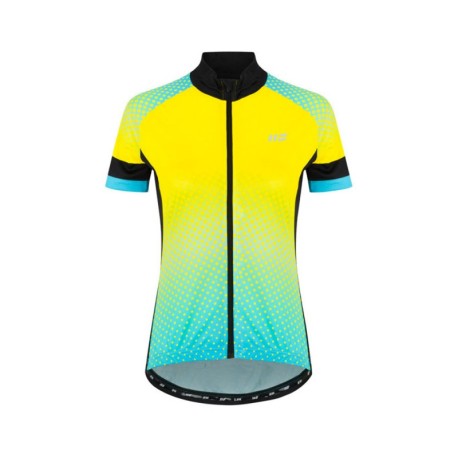 Hot Stuff Maglia MTB Race Azzurro Fluo Donna