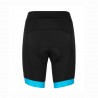 Hot Stuff Pantaloncini MTB Race Nero Azzurro Fluo Donna