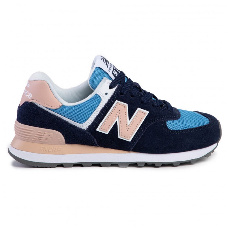New Balance Sneakers Nb 574 Blu Rosa Donna New Balance Sneakers Nb 574 Blu Rosa Donna