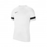 Nike Maglia Maniche Corte Dry Academy21 Bianco Nero Uomo