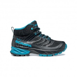 Scarpa Pedule Trekking Rush Mid Gtx Nero Ottanio Uomo