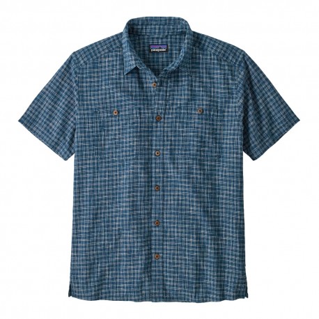 Patagonia Camicia Montagna Back Step Stone Blu Uomo