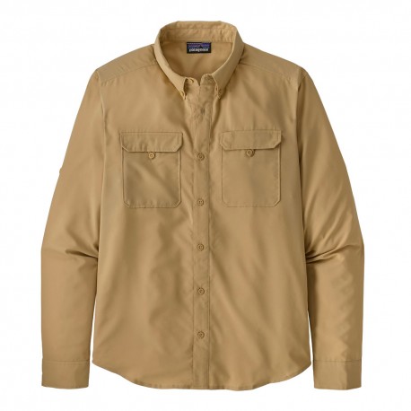 Patagonia Camicia Montagna Self Guided Hike Beige Uomo