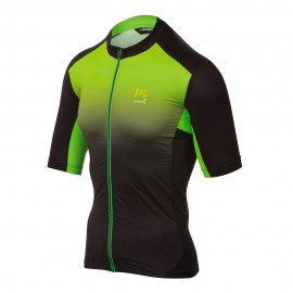 Karpos T-Shirt Jump Nero Verde Fluo Uomo