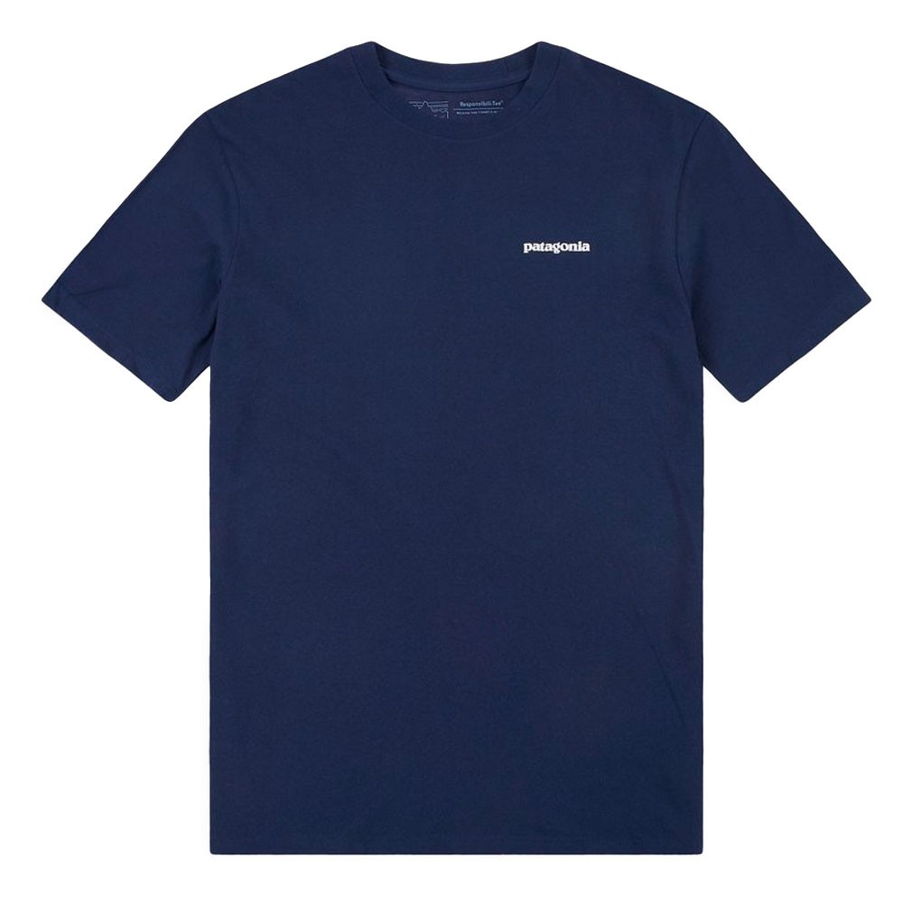 Image of Patagonia T-Shirt P-6 Logo Responsabili-Tee Blu Uomo XS