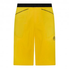 La Sportiva Pantaloni Corti Flatanger Giallo Nero Uomo