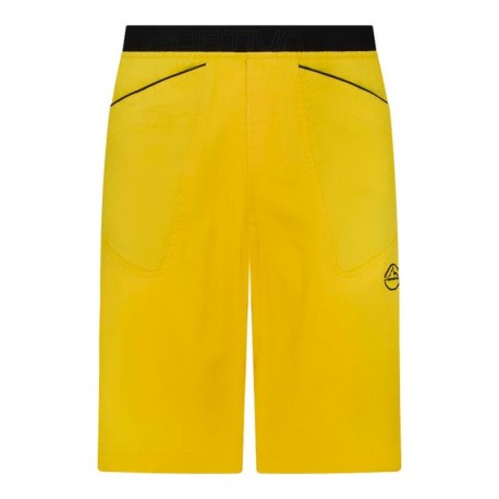 La Sportiva Pantaloni Corti Flatanger Giallo Nero Uomo