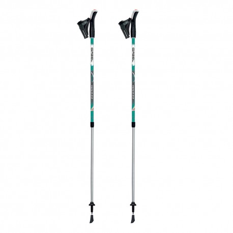 Gabel Bastoncini Trekking Nordic Vario S-9.6 Ottanio