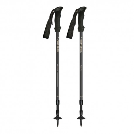 Gabel Bastoncini Trekking Telescopici Cilaos Ardesia TU