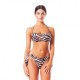 4giveness Bikini Fascia Tigrato Marrone Donna