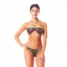 4giveness Bikini Triangolo Animalieu Marrone Donna