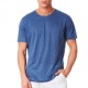 Zeybra T-Shirt Mare Lino Denim Uomo