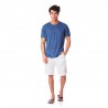 Zeybra T-Shirt Mare Lino Denim Uomo