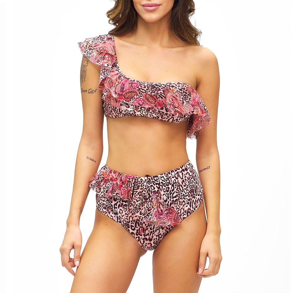 Costume Donna Costume Effek Rosa Effek Costume Fascia Monospalla