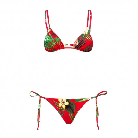 Sundek Bikini Triangolo Rosso Donna