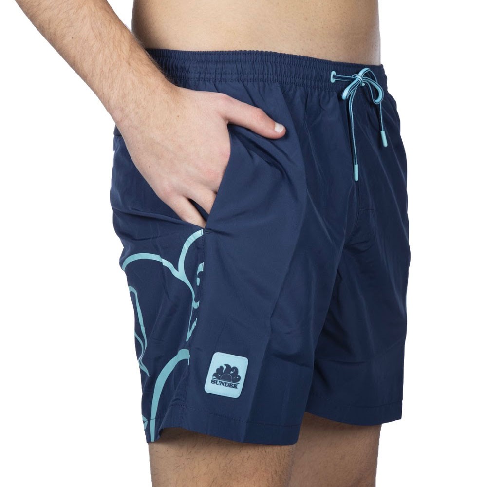 Sundek Costume Boxer Lungo Blu Uomo Acquista online su Sportland