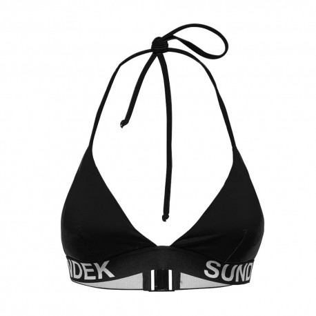 Sundek Bikini Top Triangolo Nero Donna