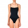 Sundek Costume Intero Piquet Nero Donna