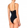 Sundek Costume Intero Piquet Nero Donna