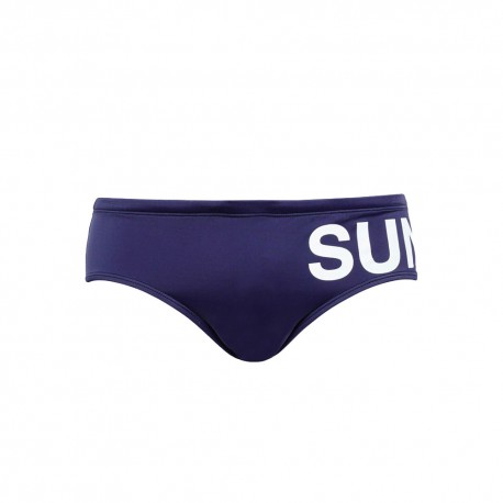 Sundek Costume Slip Big Logo Blu Uomo