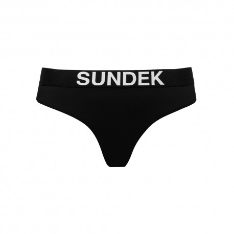 Sundek Costume Slip C/Logo Nero Donna