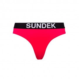 Sundek Costume Slip Logo Fucsia Donna