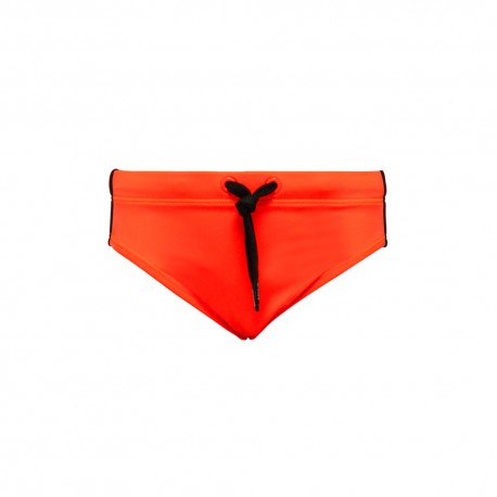 Sundek Costume Slip Scritta Dietro Arancio Bambino