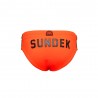 Sundek Costume Slip Scritta Dietro Arancio Bambino