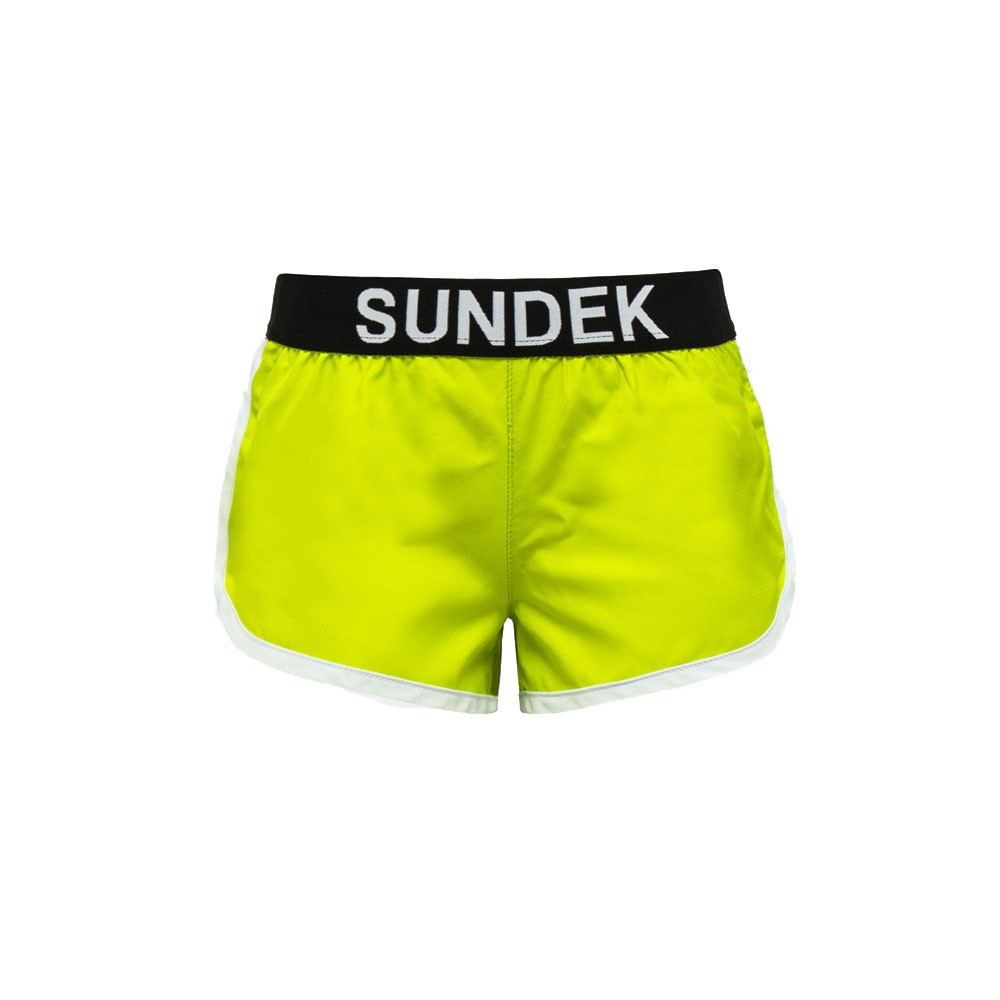 Sundek Pantaloncini Mare Giallo Logo Bambina 8 Anni