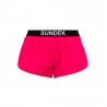 Sundek Pantaloncini Mare Logo Parlato Fucsia Donna