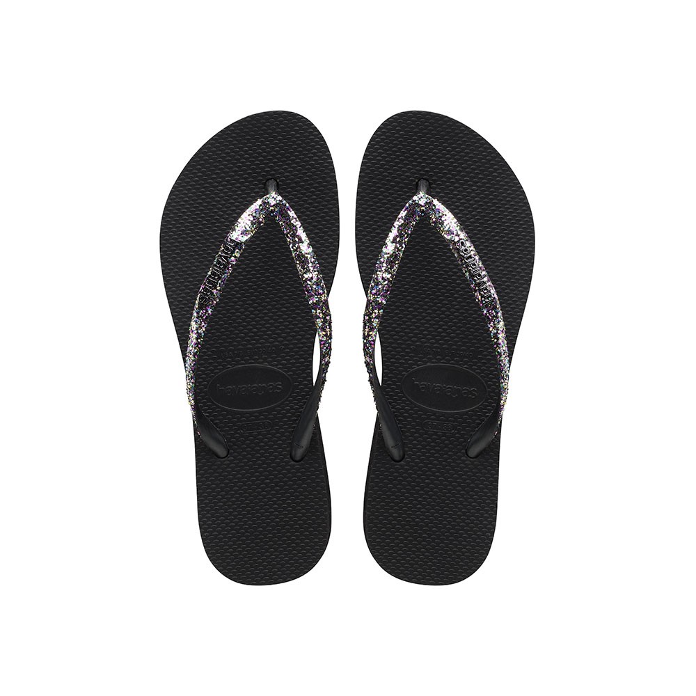 Havaianas Infradito Mare Slim Flatform Glitter Nero Donna BRASIL 39/40 - EUR 41/42