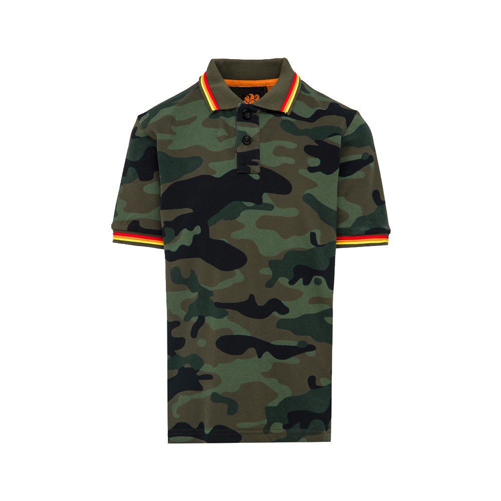 Sundek Polo Camouflage Verde Bambino 10 Anni