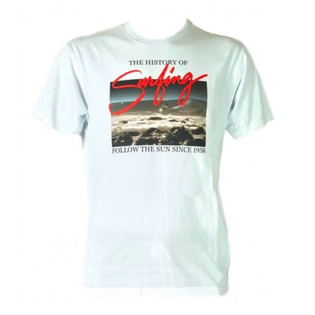 Sundek T-Shirt Mare Foto Bianco Uomo