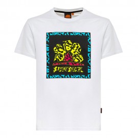 Sundek T-Shirt Mare Logo Bianco Uomo