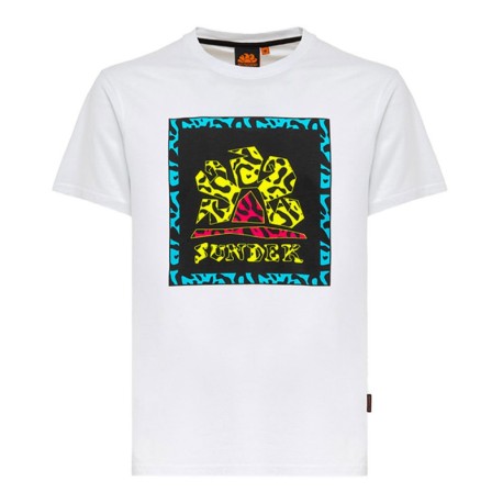 Sundek T-Shirt Mare Logo Bianco Uomo Acquista online su Sportland