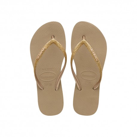 Havaianas Infradito Mare Slim Flatform Glitter Oro Donna