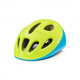 Briko Casco Bici Fury Blu Verde Bambino