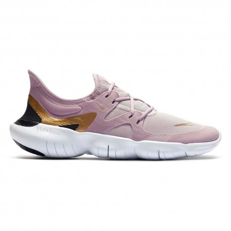 Nike Scarpe Running Free Rn 5.0 Oro Bianco Donna