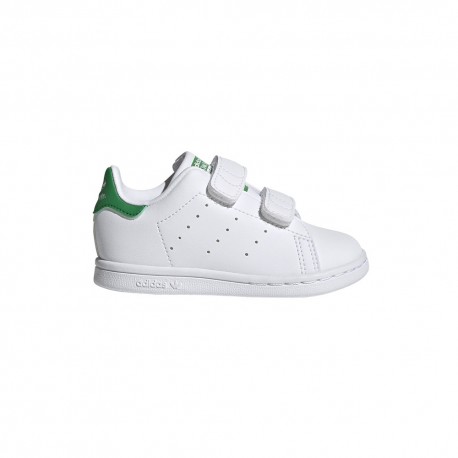 ADIDAS originals sneakers stan smith foundation cf td bianco verde bambino