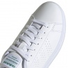 ADIDAS sneakers advantage bianco verde uomo