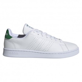 ADIDAS sneakers advantage bianco verde uomo