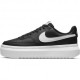 Nike Sneakers Court Vision Alta Nero Bianco Donna