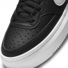 Nike Sneakers Court Vision Alta Nero Bianco Donna