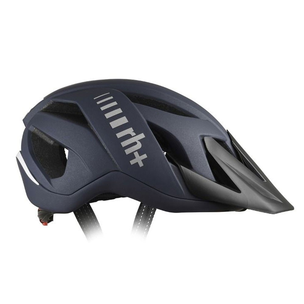 Rh+ Casco Bici 3in1 Matt Blu Metallizzato Uomo 54-58